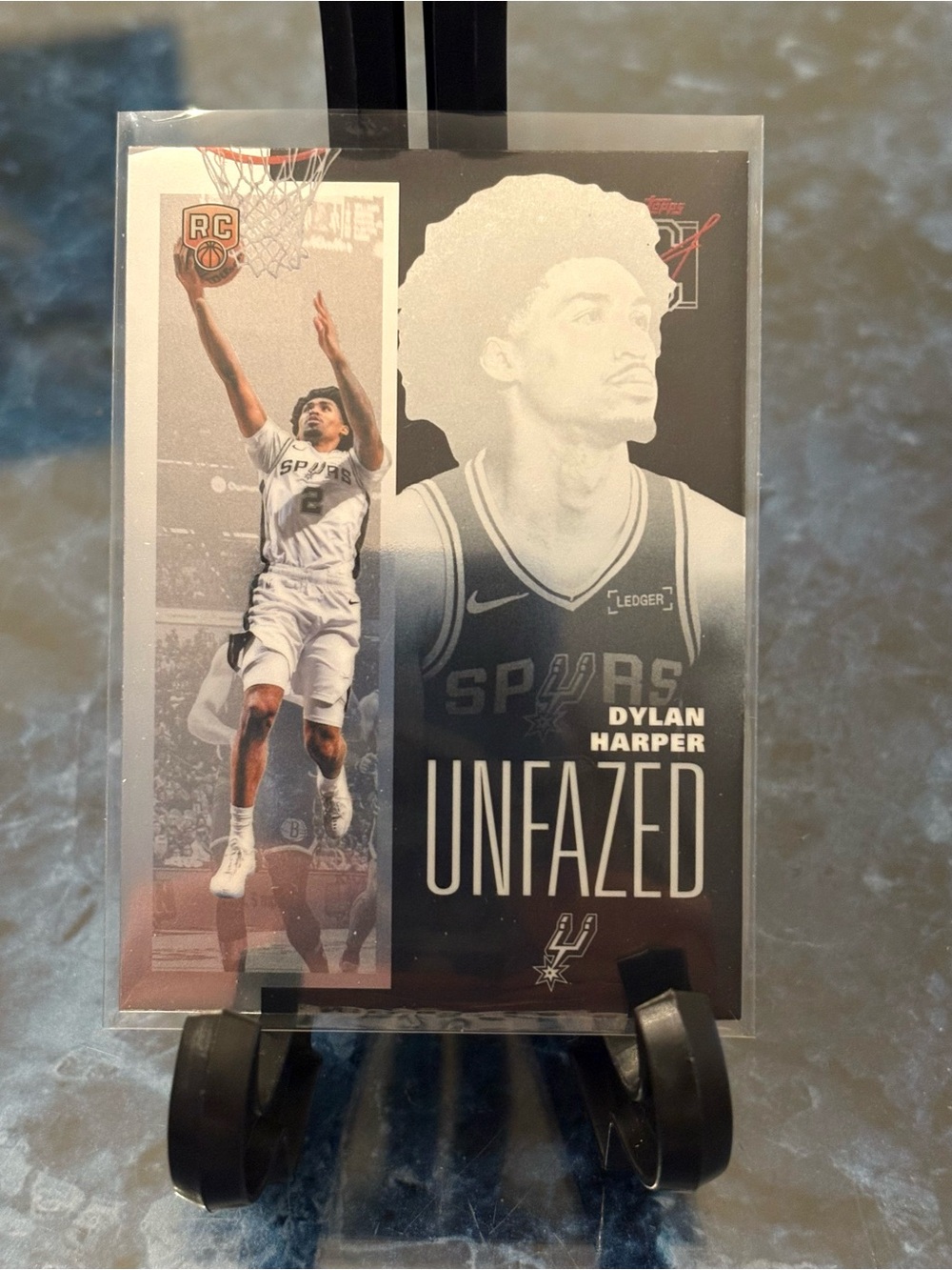 Dylan Harper  Topps Class Signature Rookie Card Unfazed San Antonio Spurs